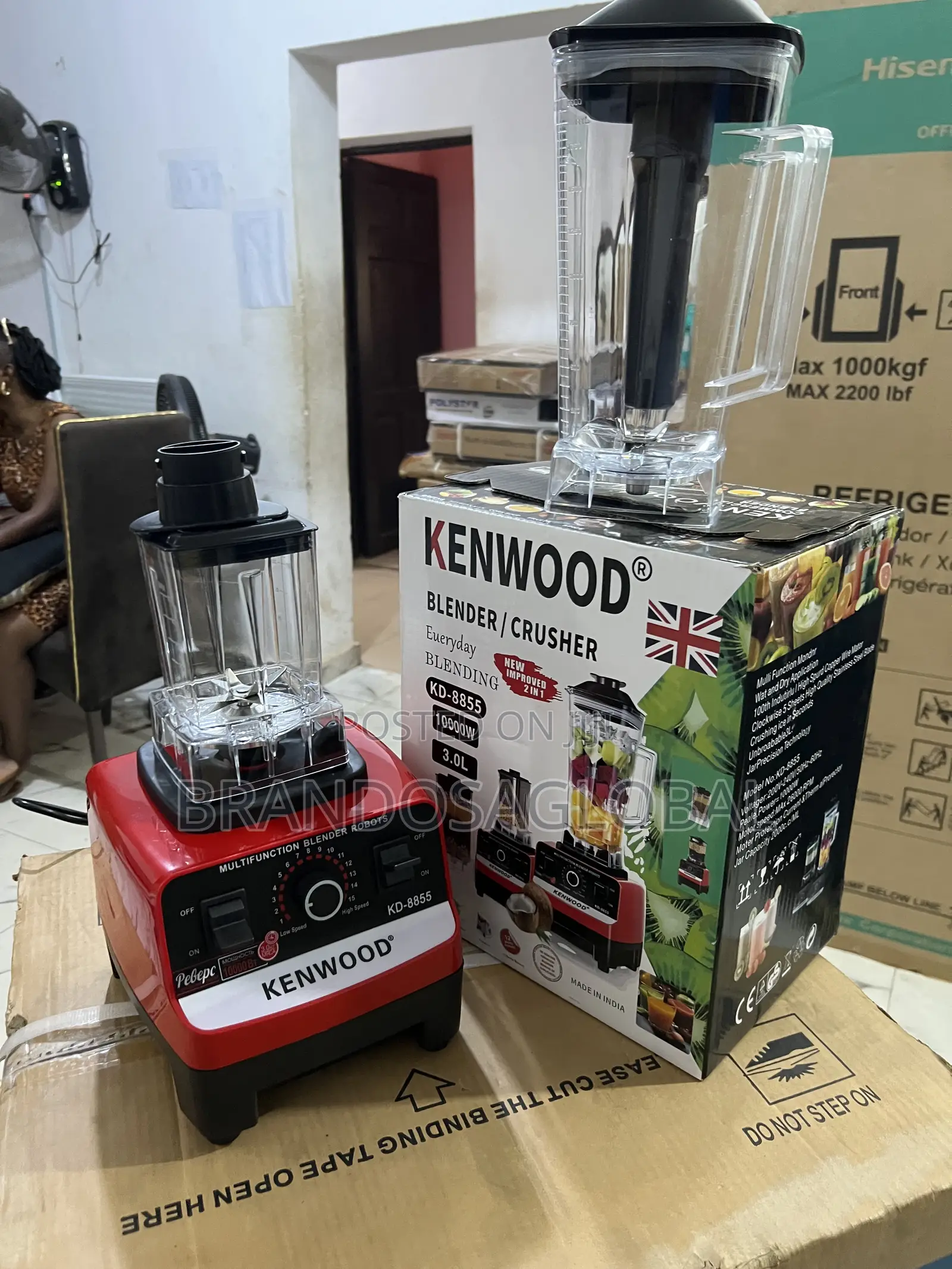 Kenwood Kd-8855 3l Blender – Stainless Blade Precision