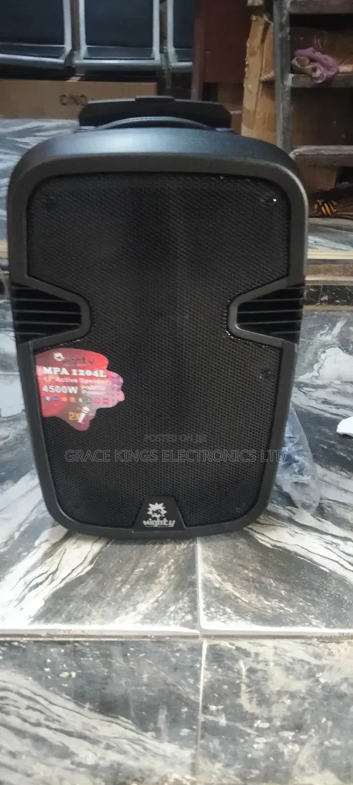 Mighty Pro 12" Rechargeable Speaker With 2mics