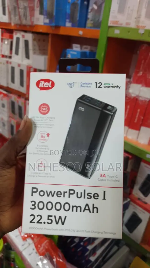 30,000mah Itel Power Bank