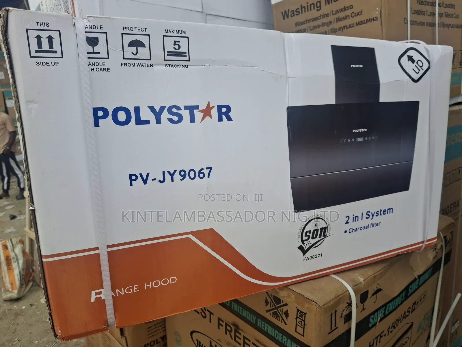 Polystar  Range Hood/ Fire Extractor - 90cm