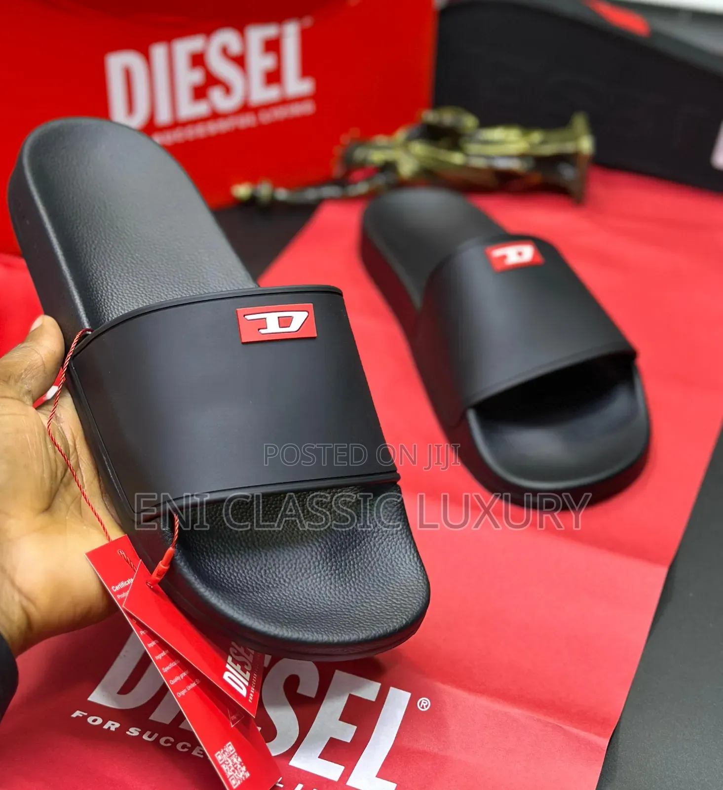 High Quality Luxury Men's Slides Givenchy Well Branded Package