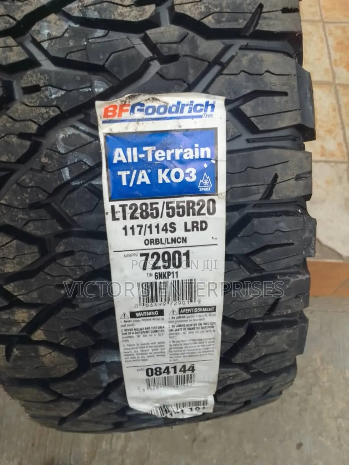 285/55 R 20 Caterpillar Teeth Quality Bf Good Rich