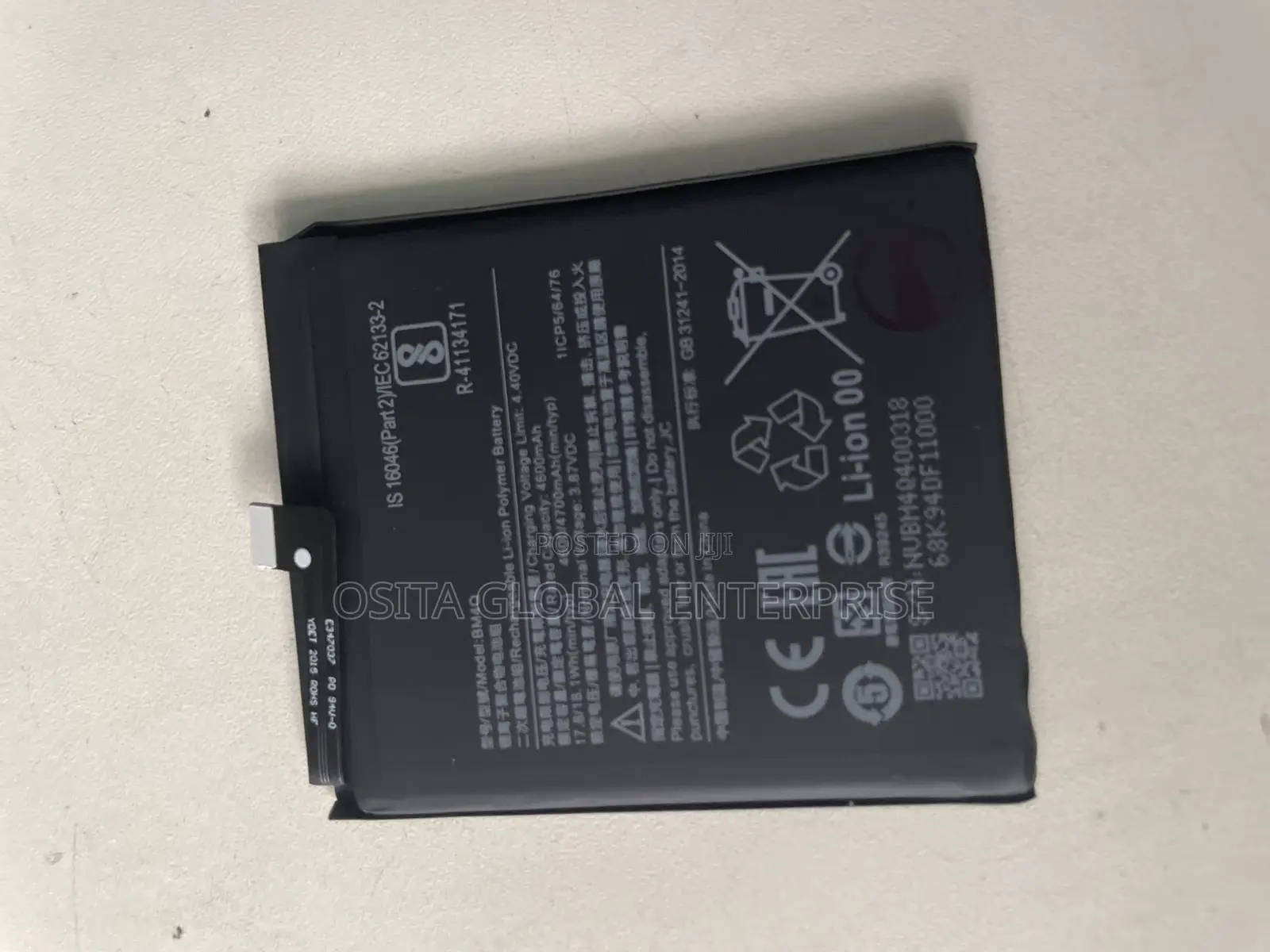 Replacement Battery for Poco F2 Pro and Redmi Pro Bm4q