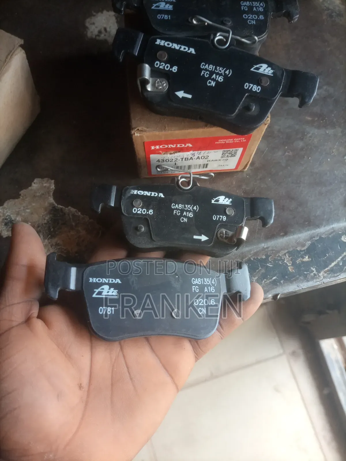 Original Back Brake Pad for 2018 Honda Accord