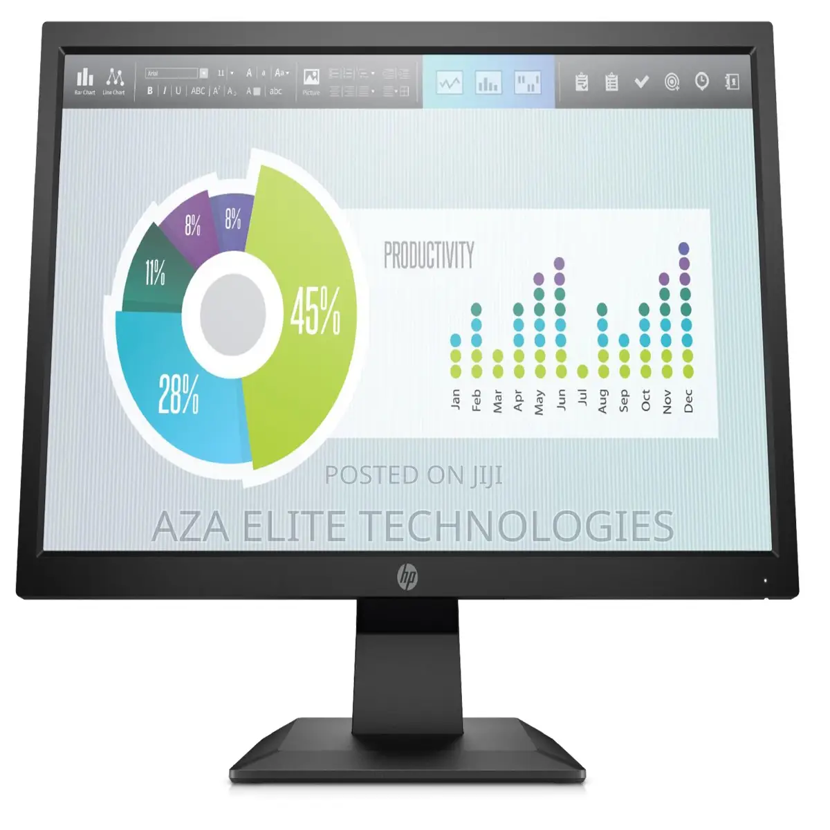 Hp P204v 49.53 Cm (19.5) Monitor