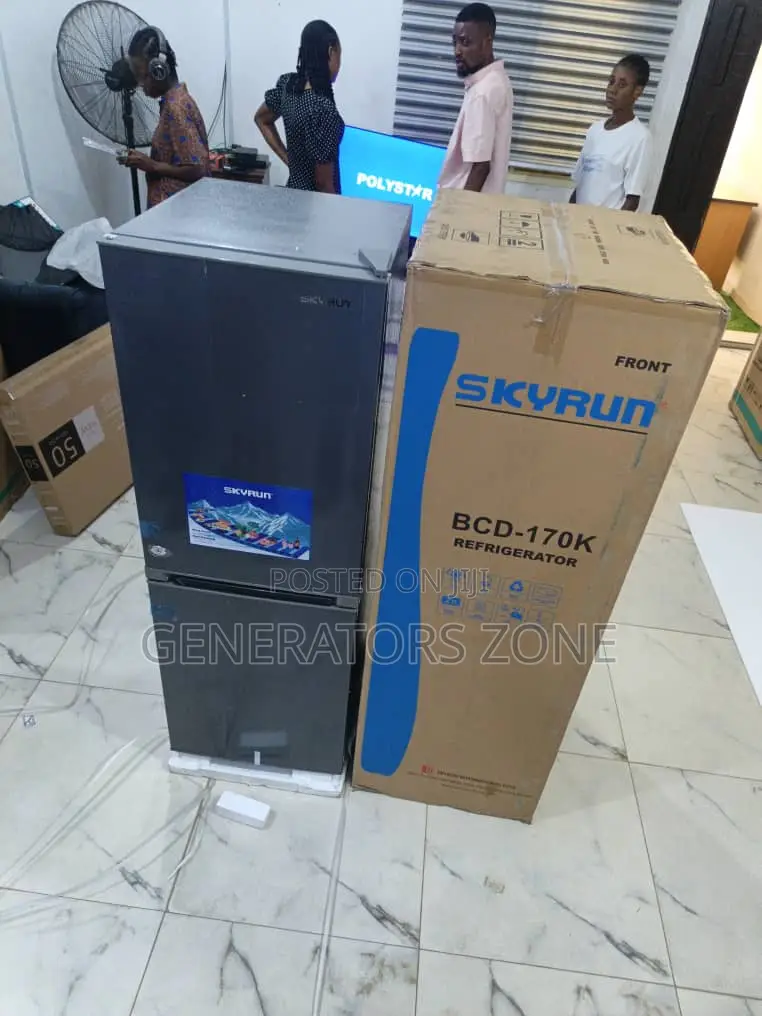 Skyrun 170l Bottom Freezer Fridge – Ideal for Home Office Use