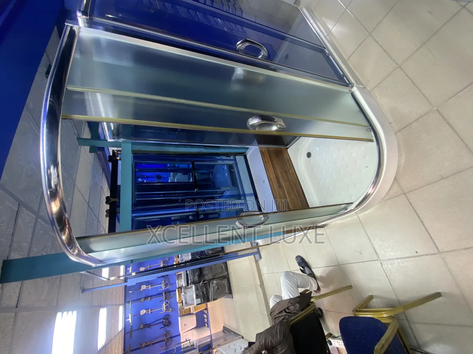 Shower Cubicle Enclosure With Tempered Glass