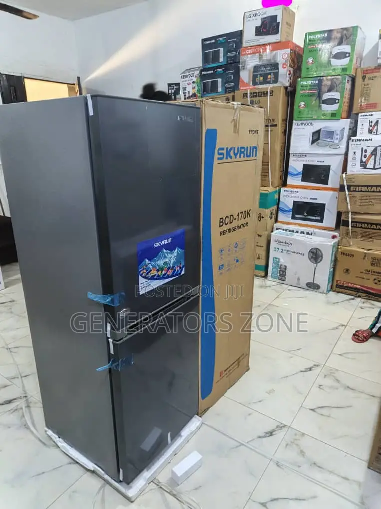 Skyrun 170l Bottom Freezer Refrigerator – Sleek Design