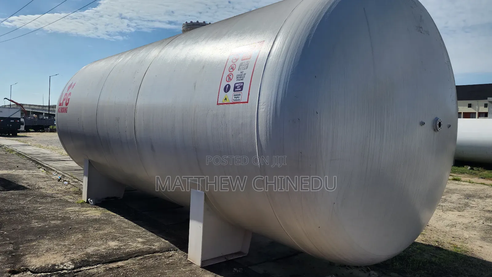 Foreign Used LPG Storage Gas Tank