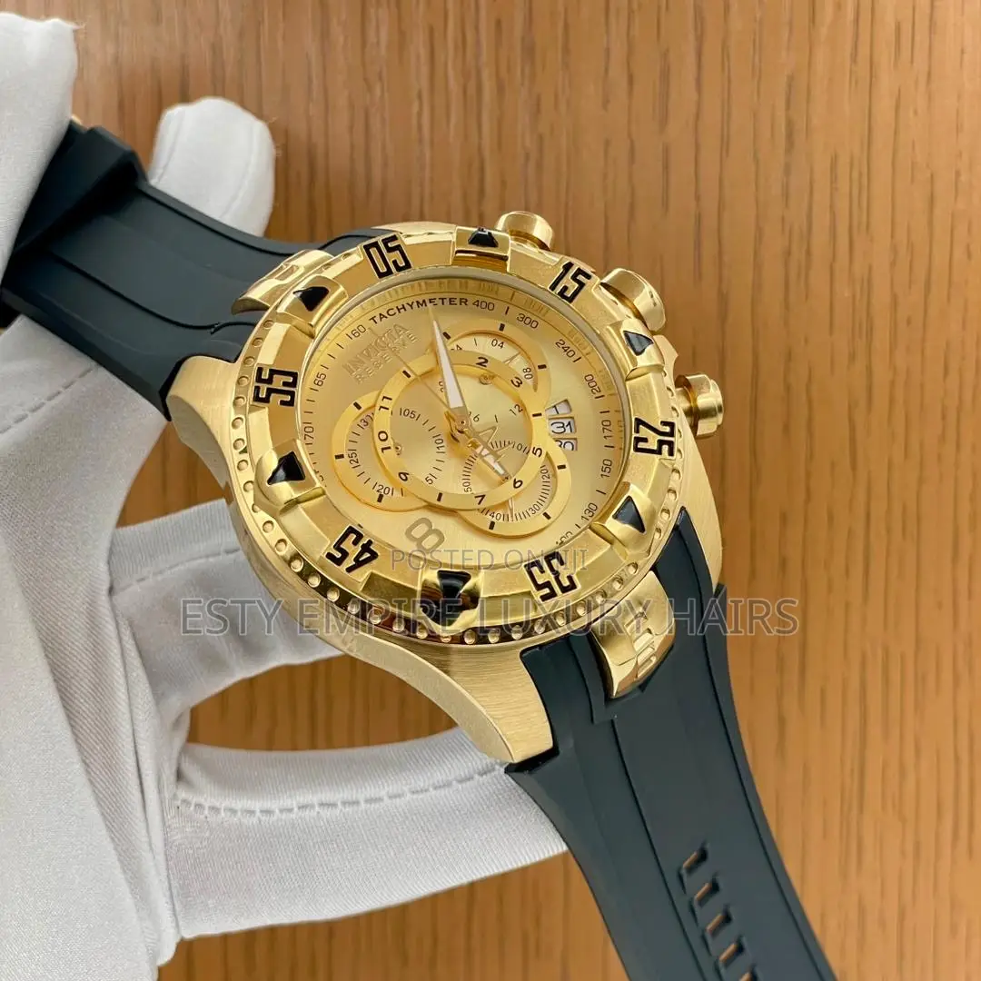High Quality Luxury Invicta Rubber Wristwatch