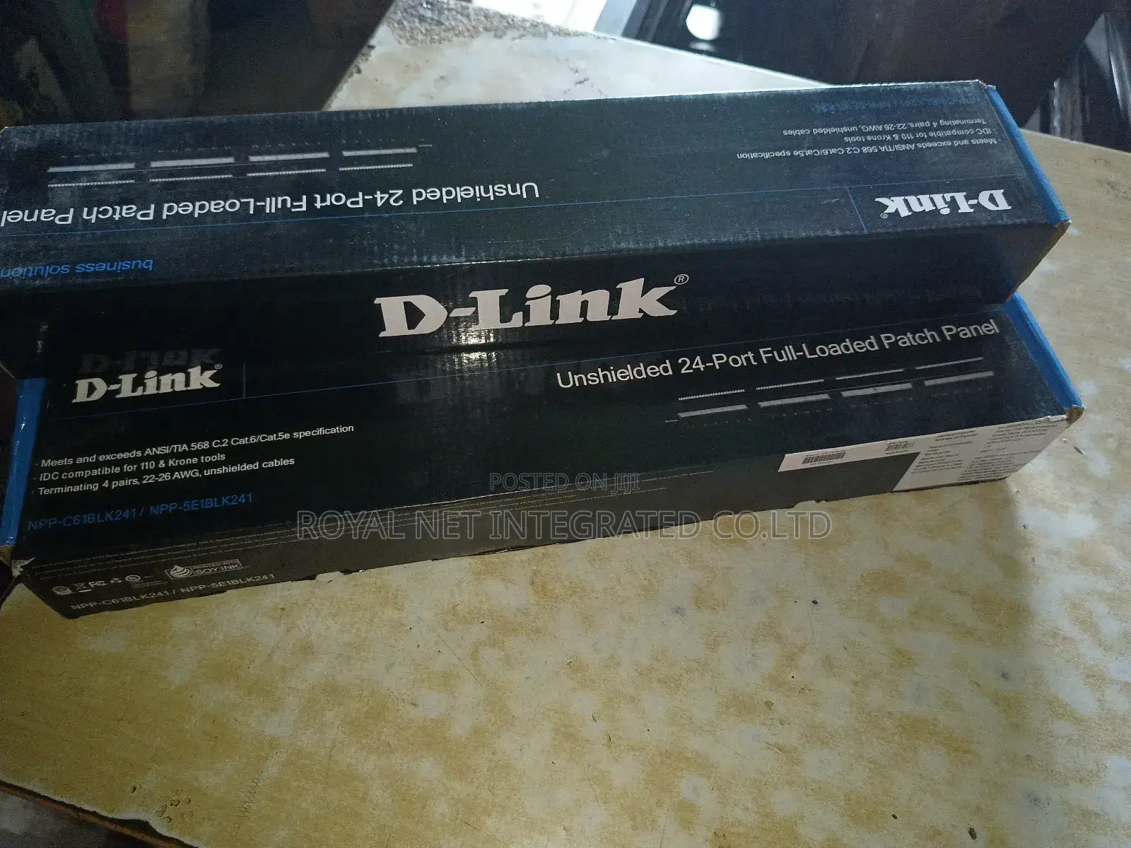 24port Dlink Cat6 Utp Patch Panel