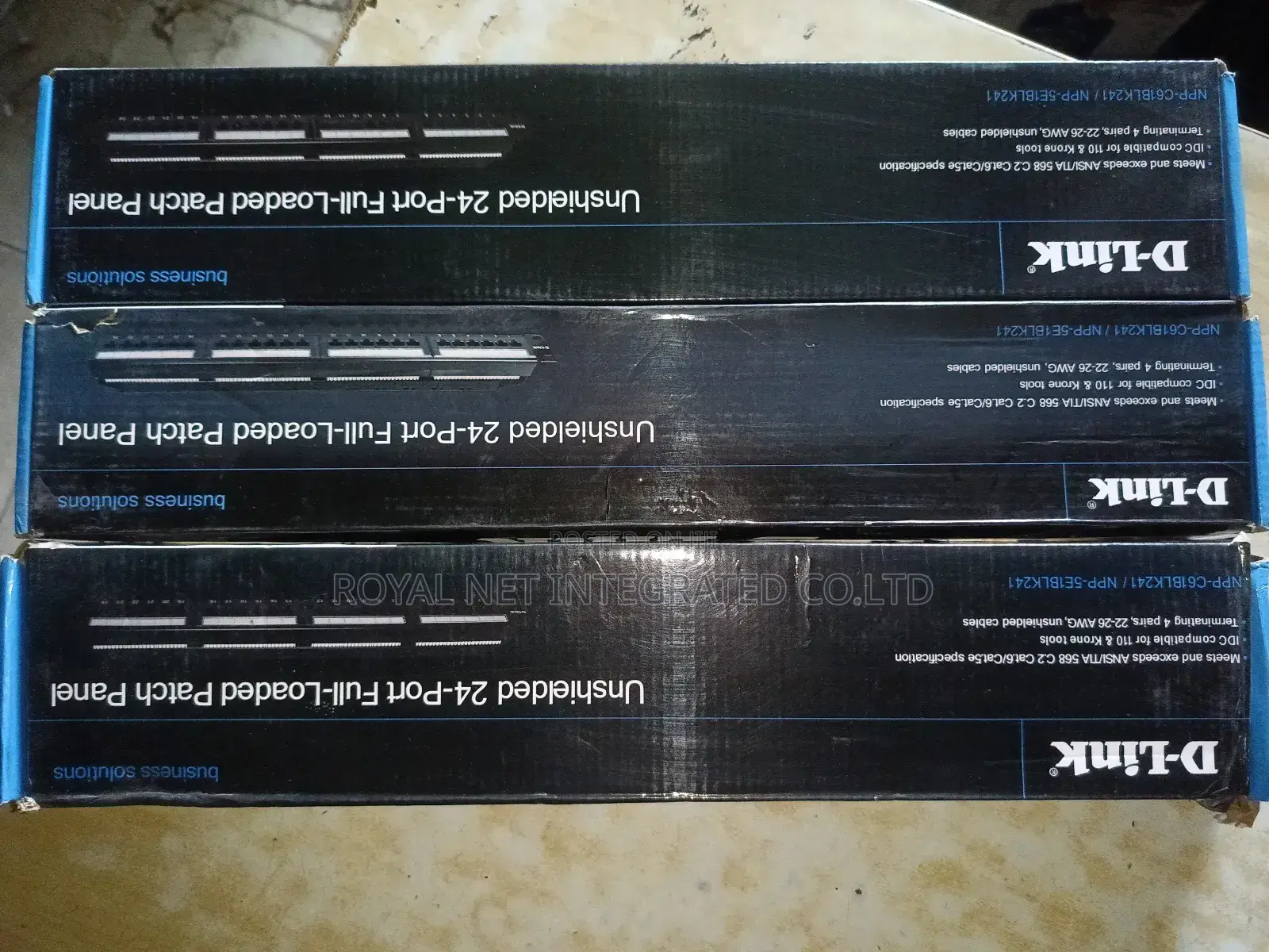 24port Dlink Cat6 Utp Patch Panel