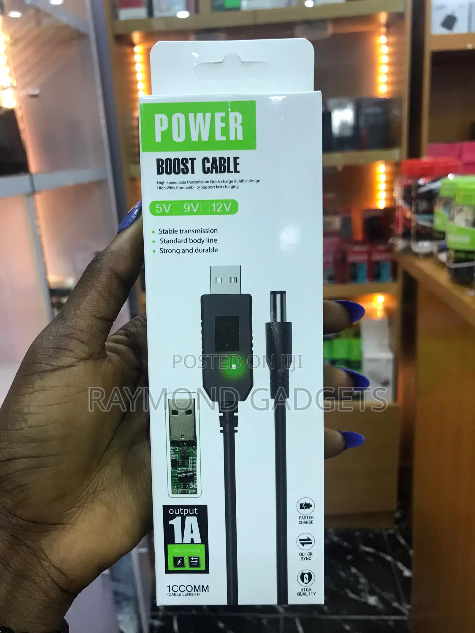 Powerboost Cable Wifi To Powerbank Usb Cable – 5v 9v Step-up