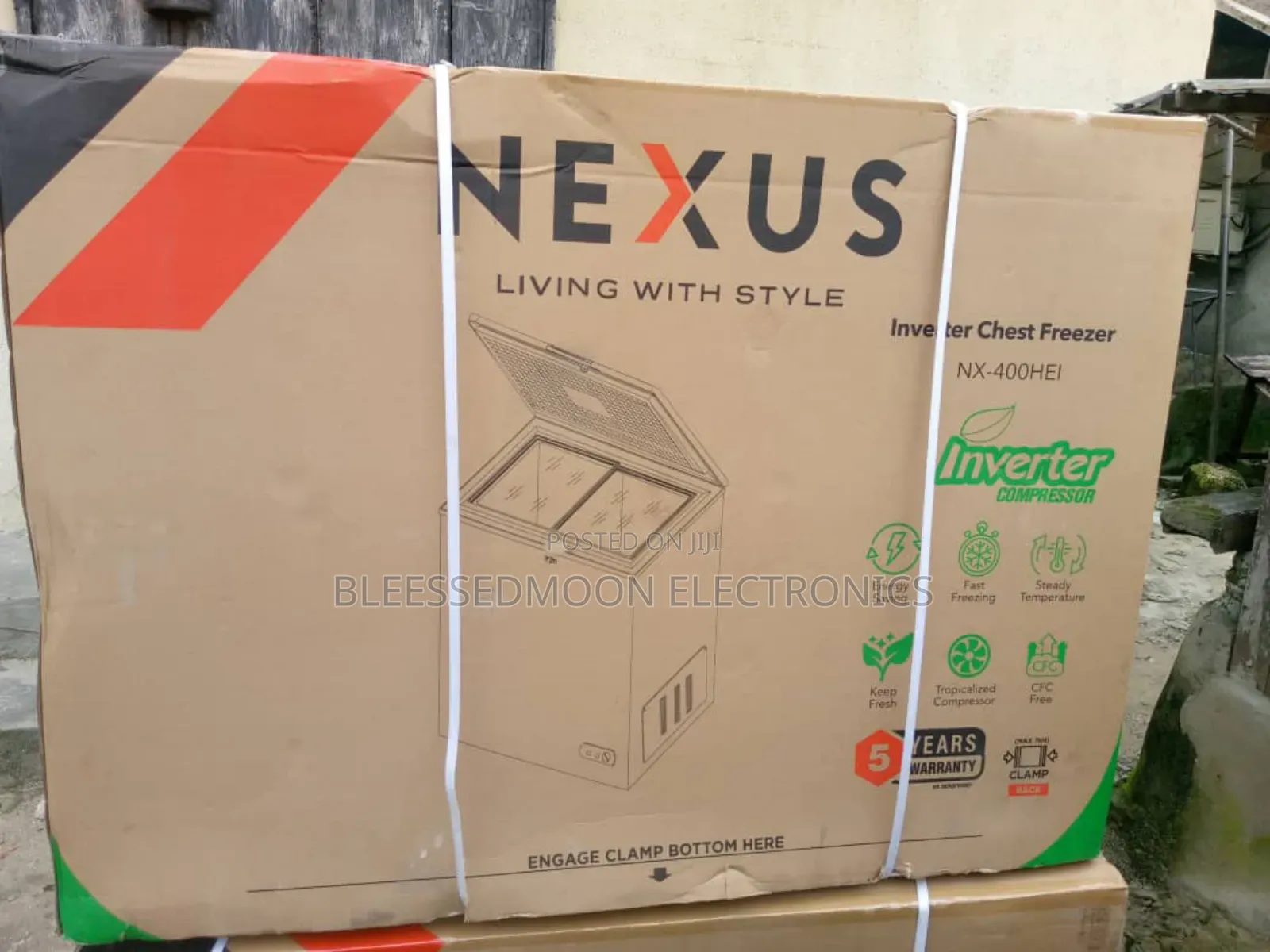 Nexus Inverter Chest Freezer 300liters With 10 Year's Company Garranty
