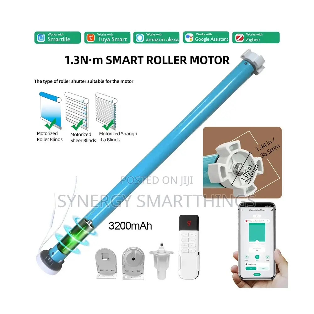 Wi-fi 25mm Smart Blind Motor Tubular For Blinds