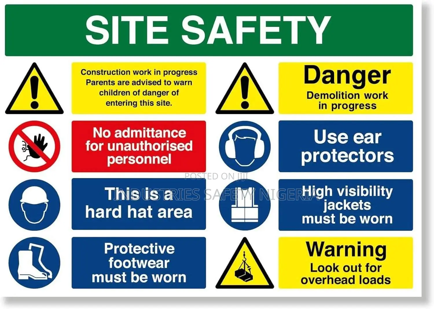 Site Safety Awareness Sign