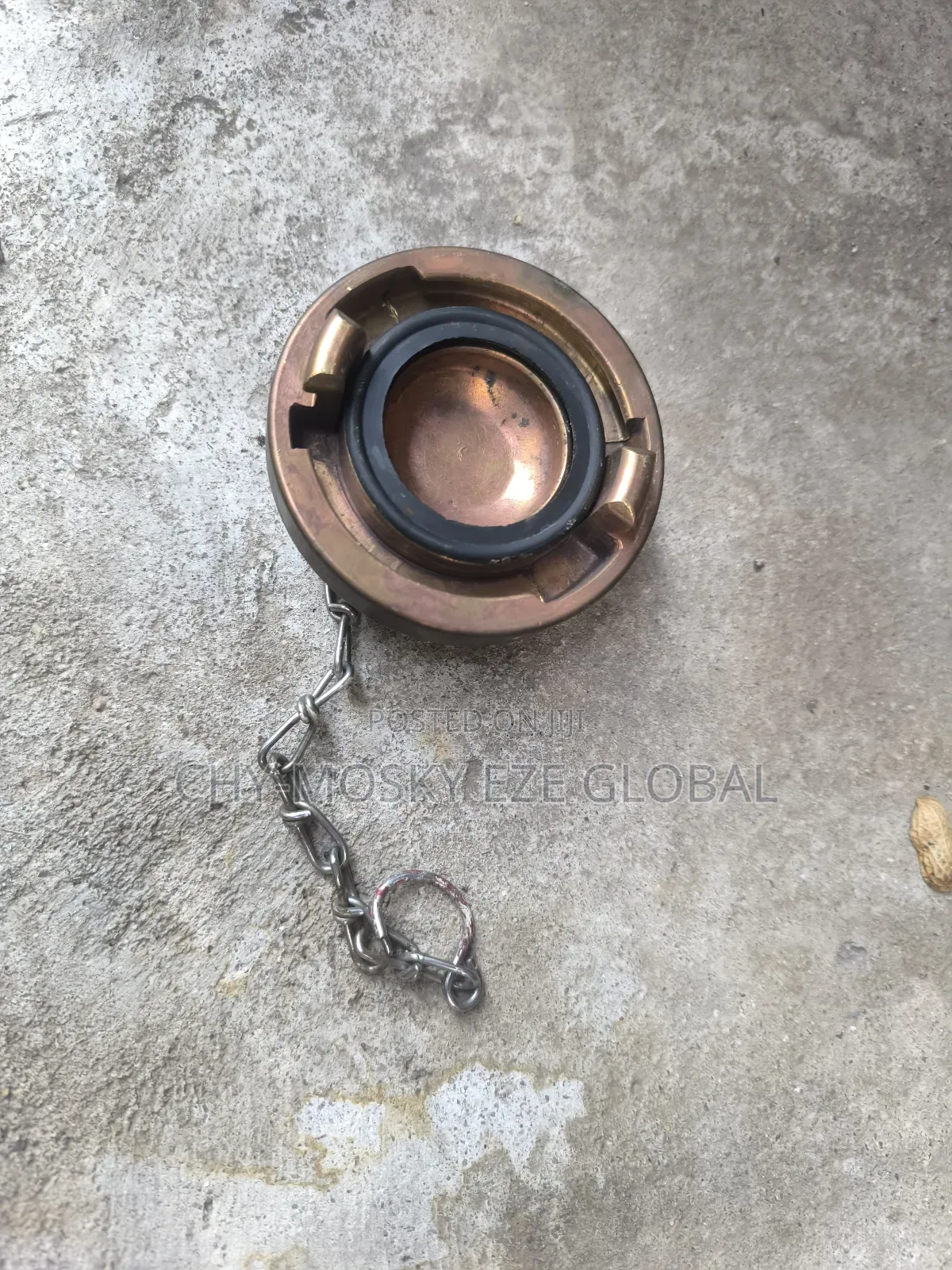 Storz Blind Brass Cap With Stainless Steel Chain