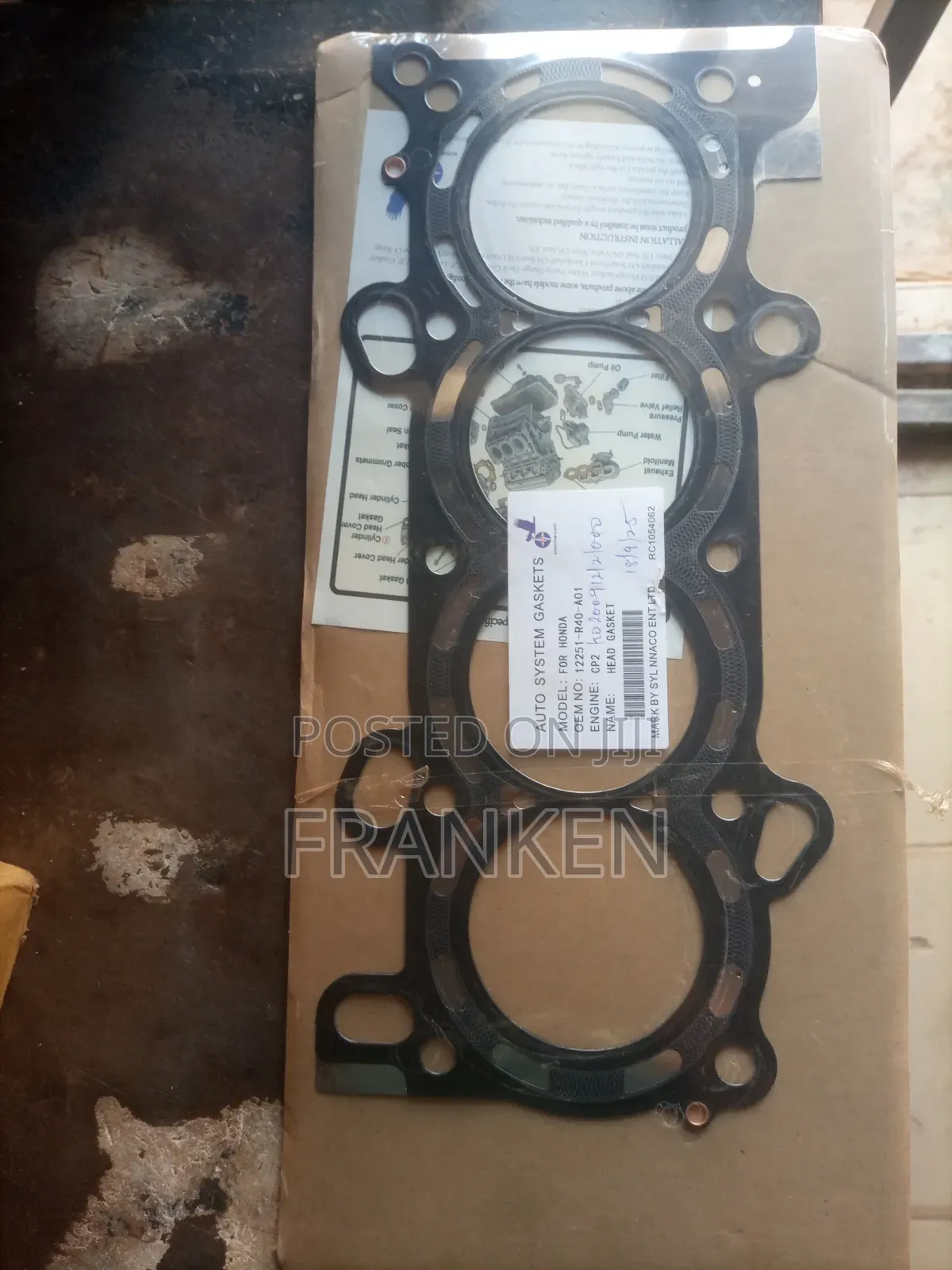 Original Iron Top Gasket for 2008 Honda Accord Four(4)Cylinder