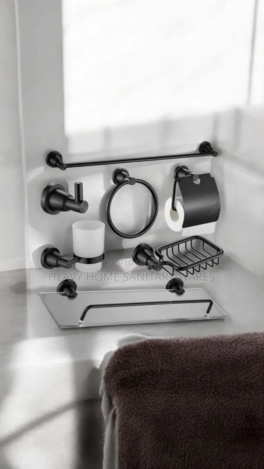 Black Bathroom Accessories