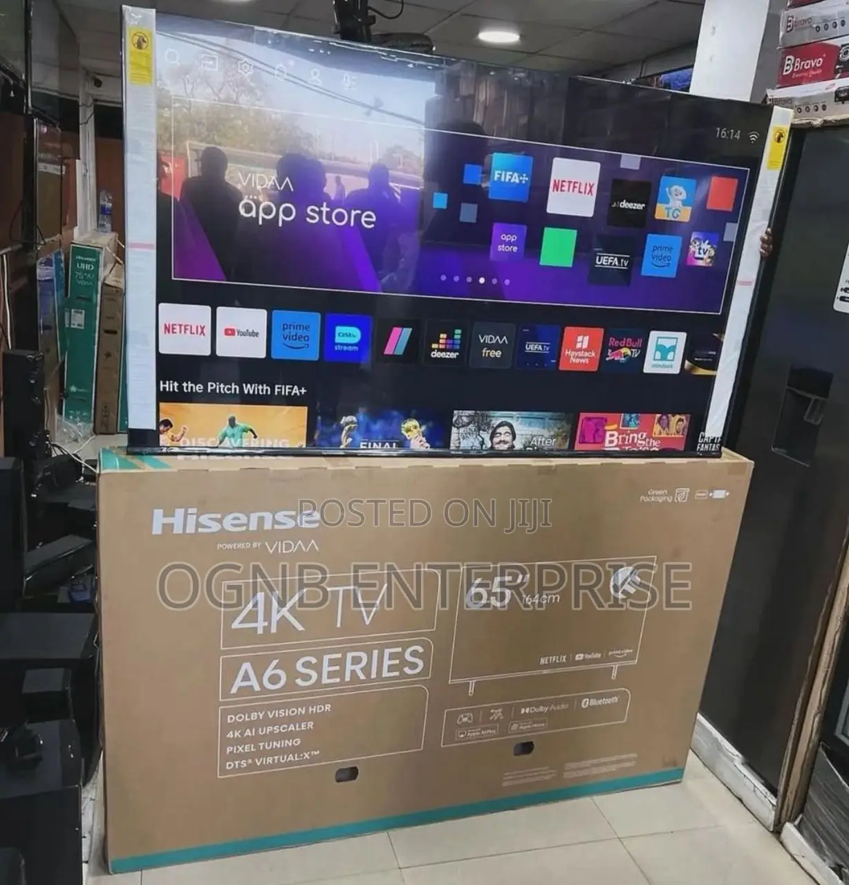 Original 65'' Hisense Vidaa Os Smart Tv