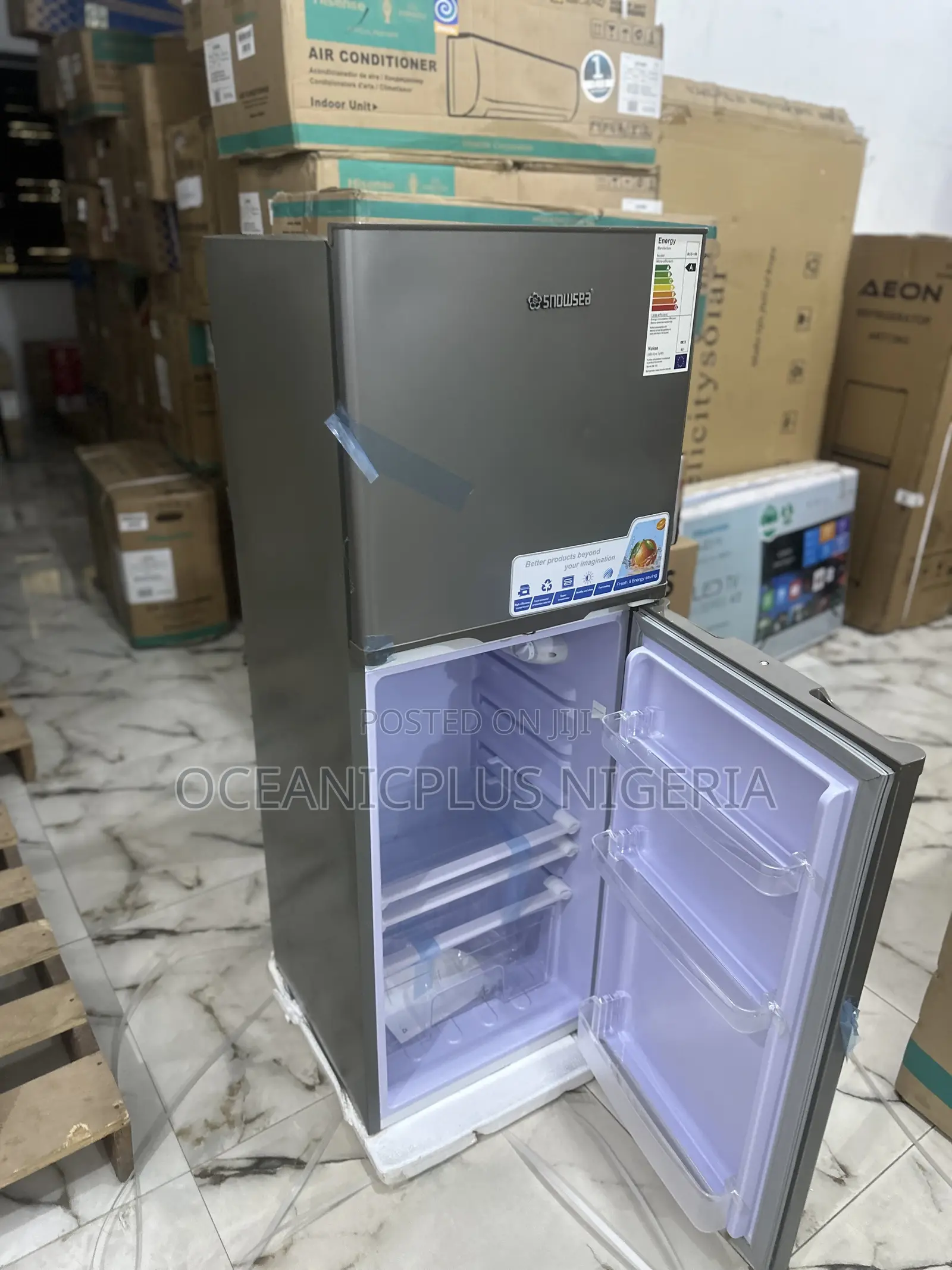Long Lasting Snowsea 150liter Double Door Refrigerator (Bcd_198)