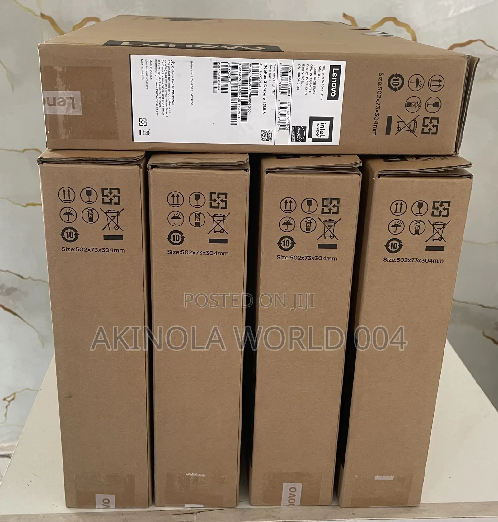 New Laptop Lenovo Ideapad 3 4GB Intel eMMC 60GB