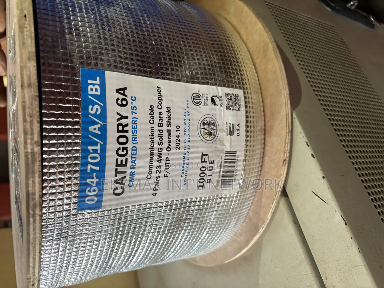 Cat6a F/Utp Overall Shield Cable