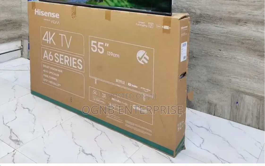 55'' Hisense Vidaa Display Smart TV Apple Airplay