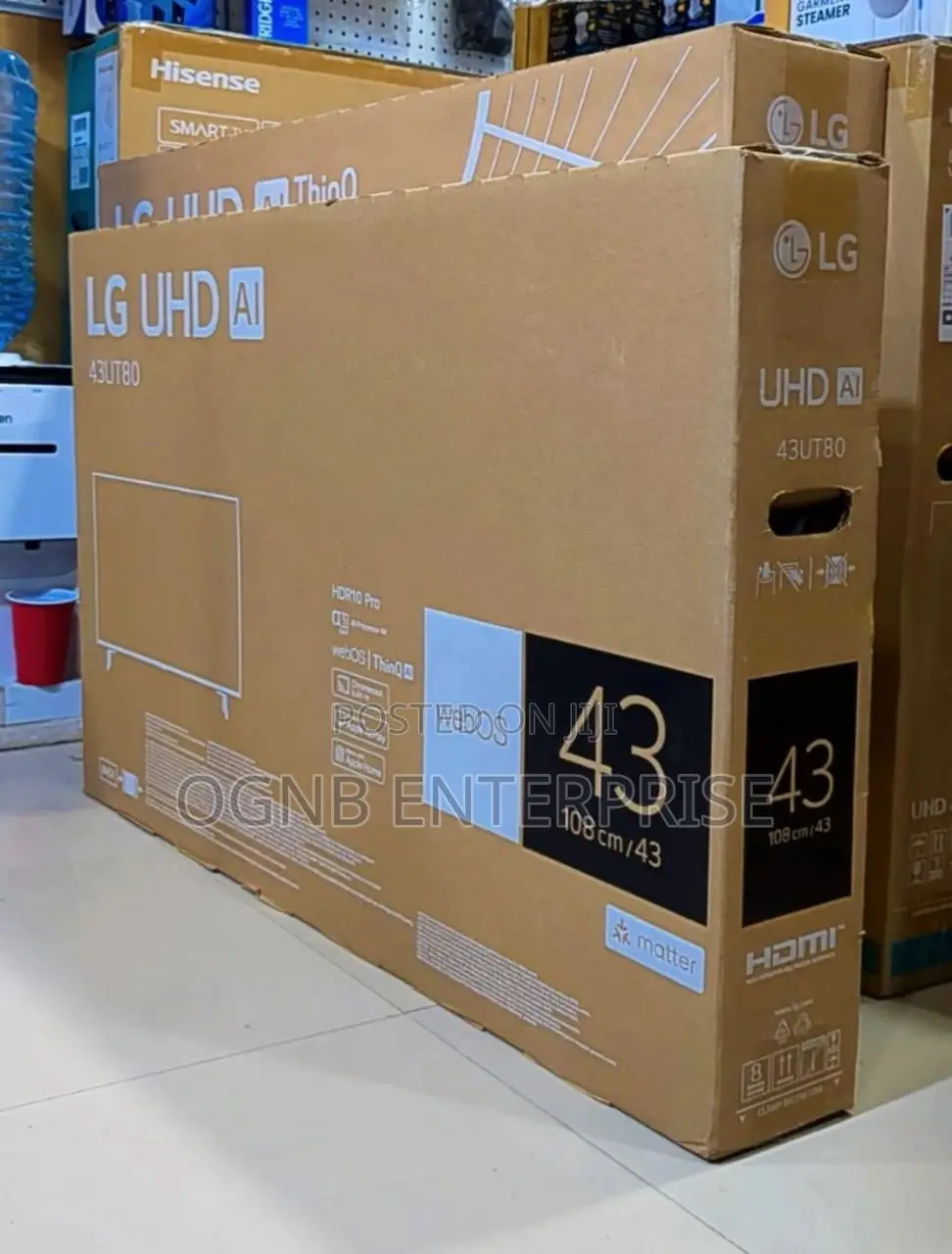 Original Ios 43'' Apple Airplay Lg Uhd Smart Tv Ai Thinq
