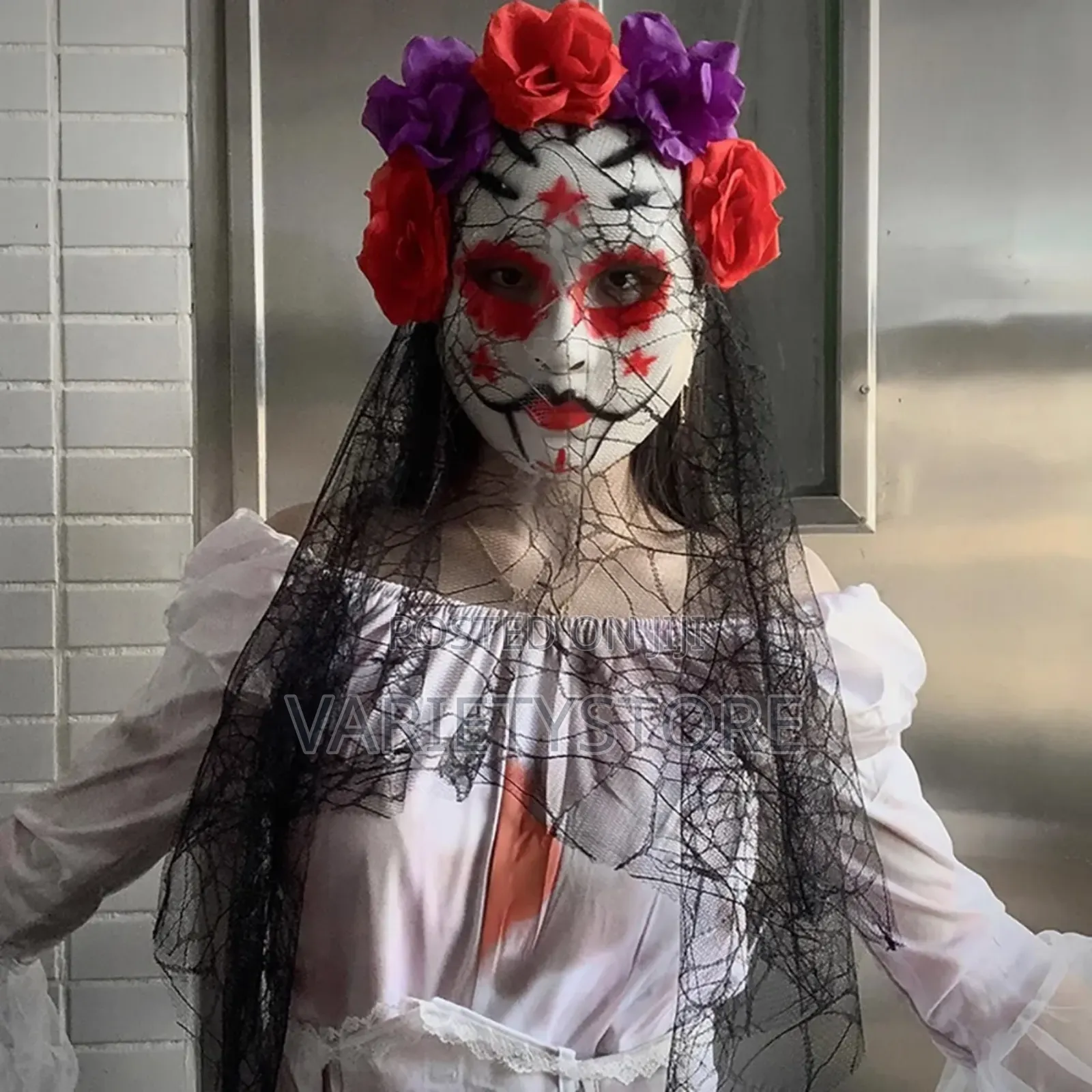 Ghost Full Face Women Masquerade Mask