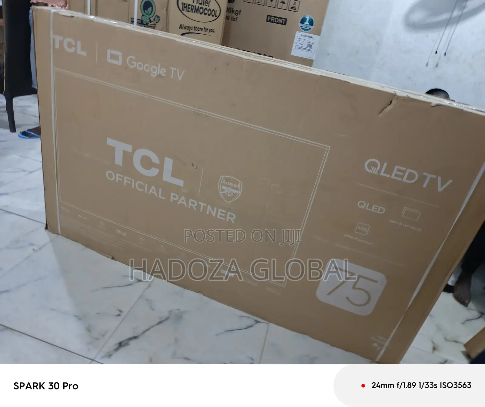 Slim Tcl Qled Tv, 75-inch, Ultra Hd 4k