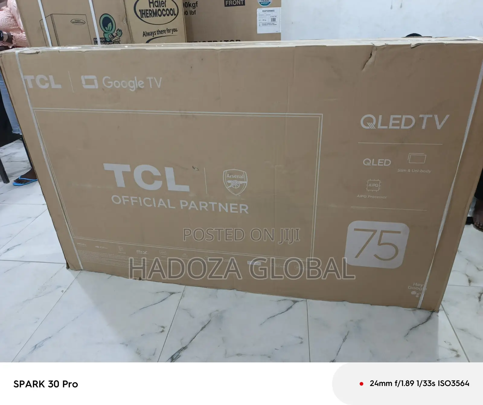 Slim Tcl Qled Tv, 75-inch, Ultra Hd 4k