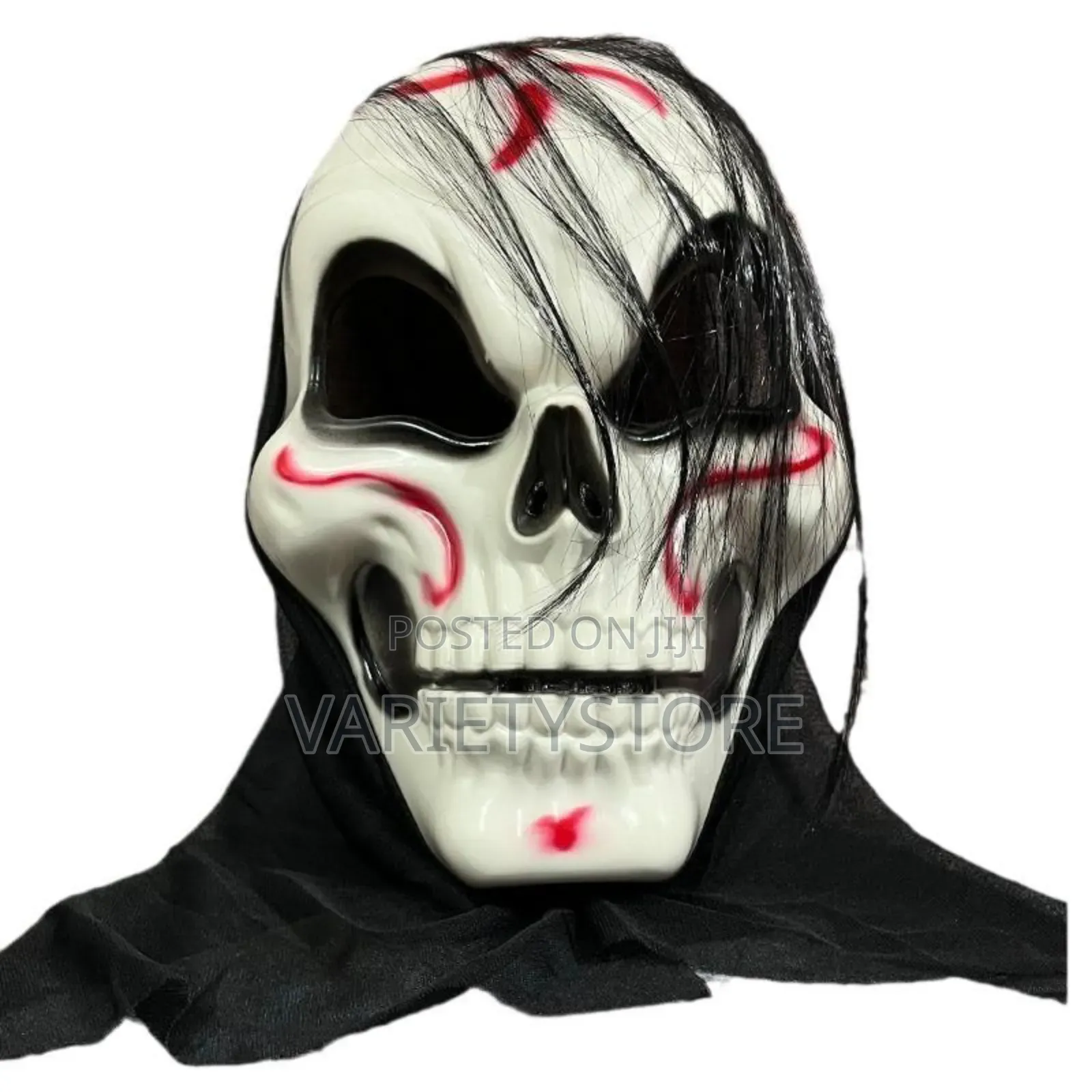 Halloween Ghost Face Mask With Head Cover