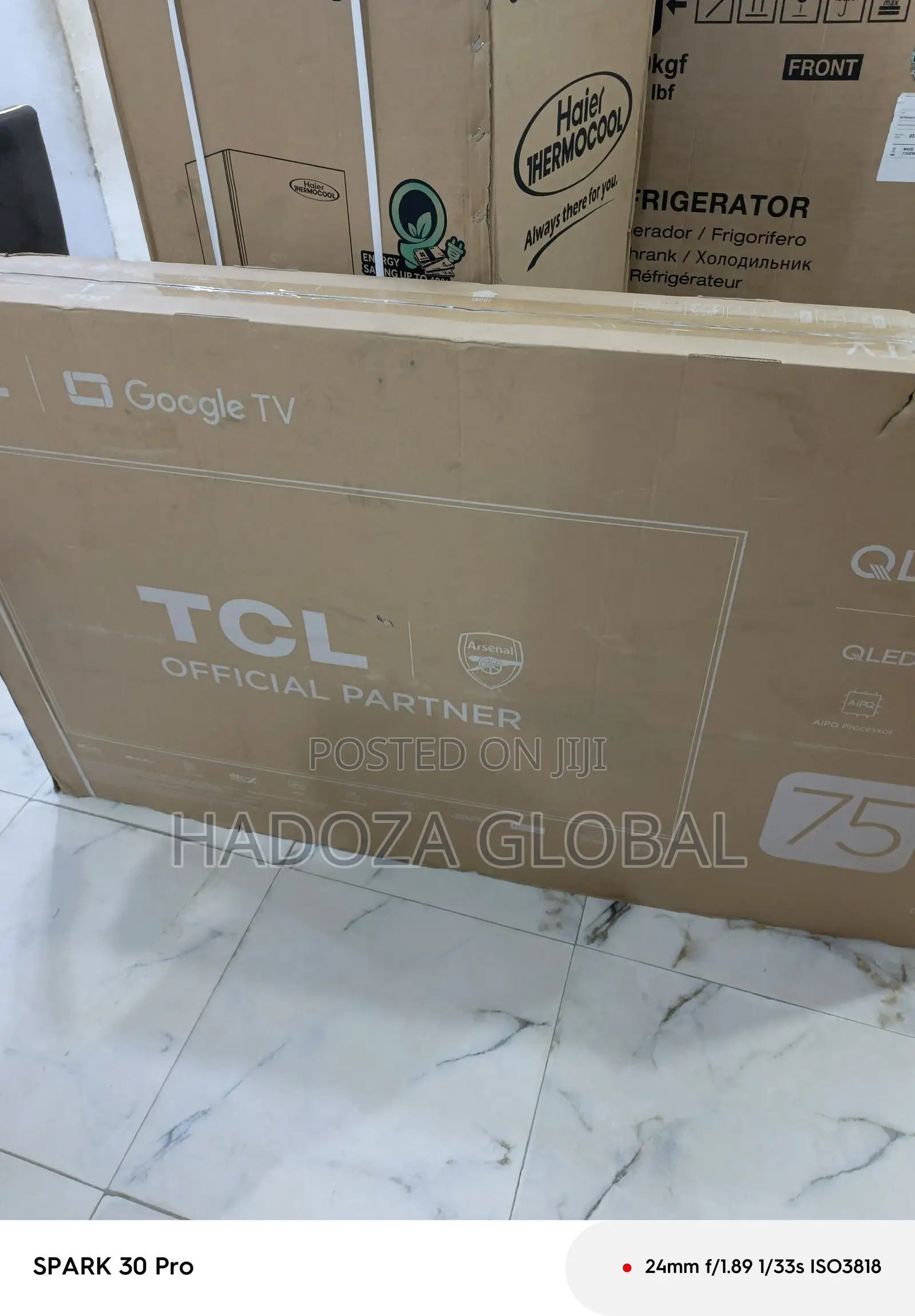 75” Tcl Qled Google Tv With Ultra-slim Design