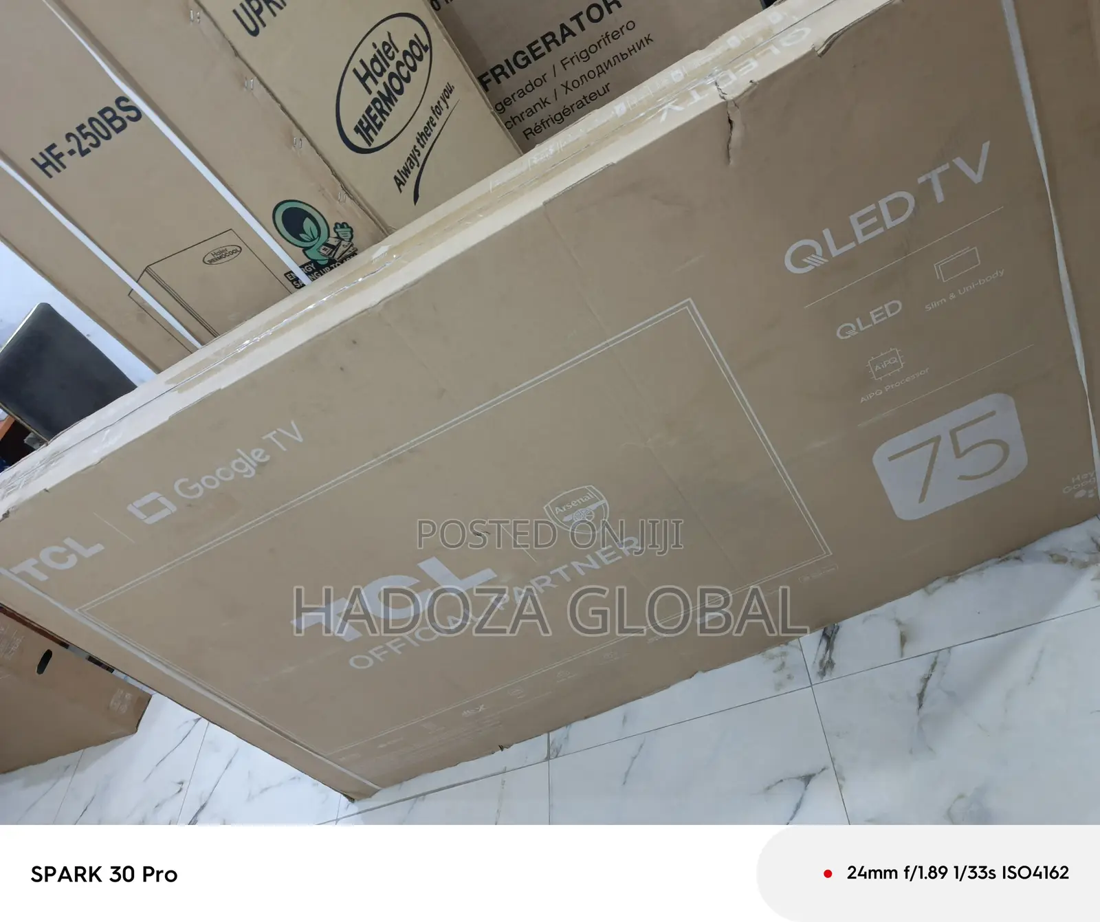 75” Tcl Qled Google Tv With Ultra-slim Design