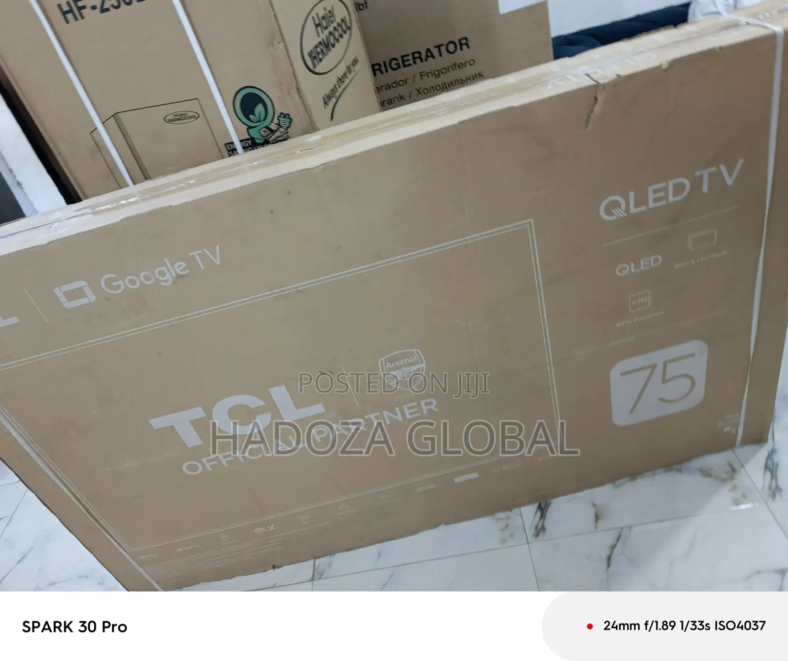 Tcl 75” Tv With Google Assistant And Qled Display