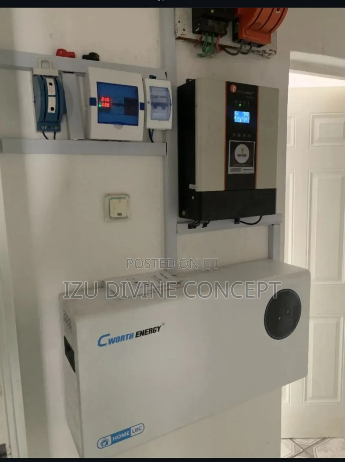 5kva Inverter Setup and 5kwh Lithium Battery Backup