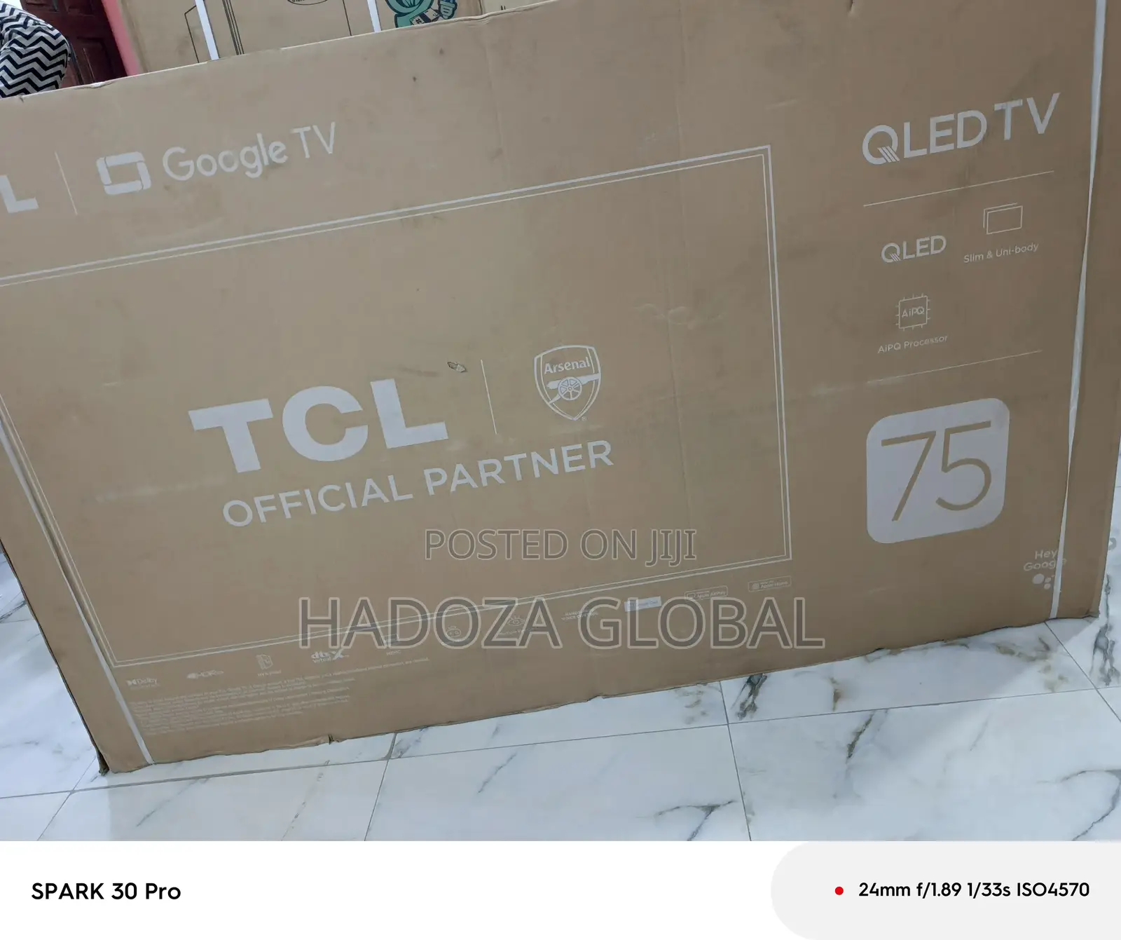 Tcl 75" Tv – Hdmi, Wi-fi, 4k, Qled Support