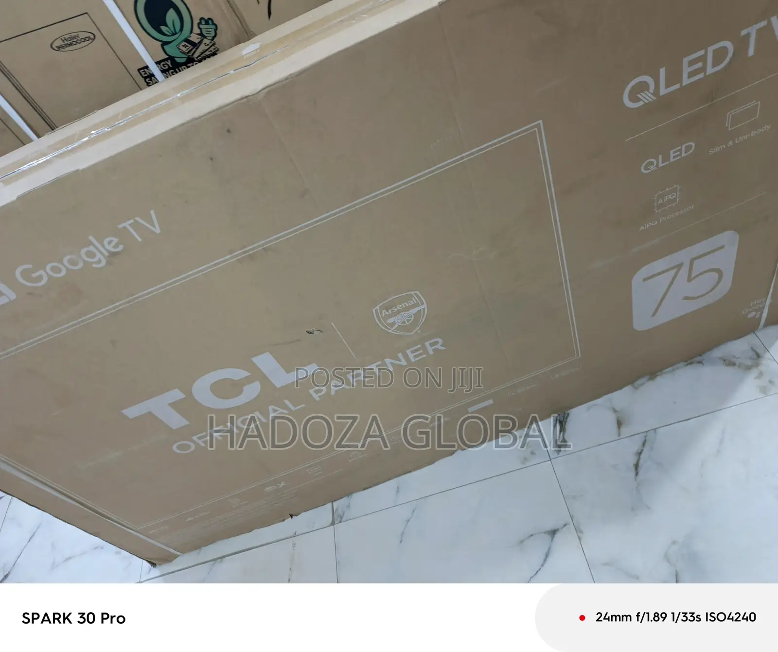 Bezel-less 75” Qled Tv By Tcl – 4k With Smart Os
