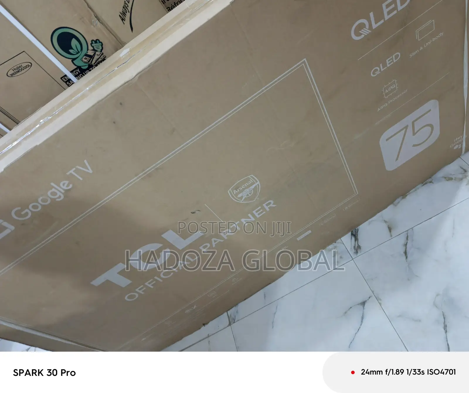 Bezel-less 75” Qled Tv By Tcl – 4k With Smart Os