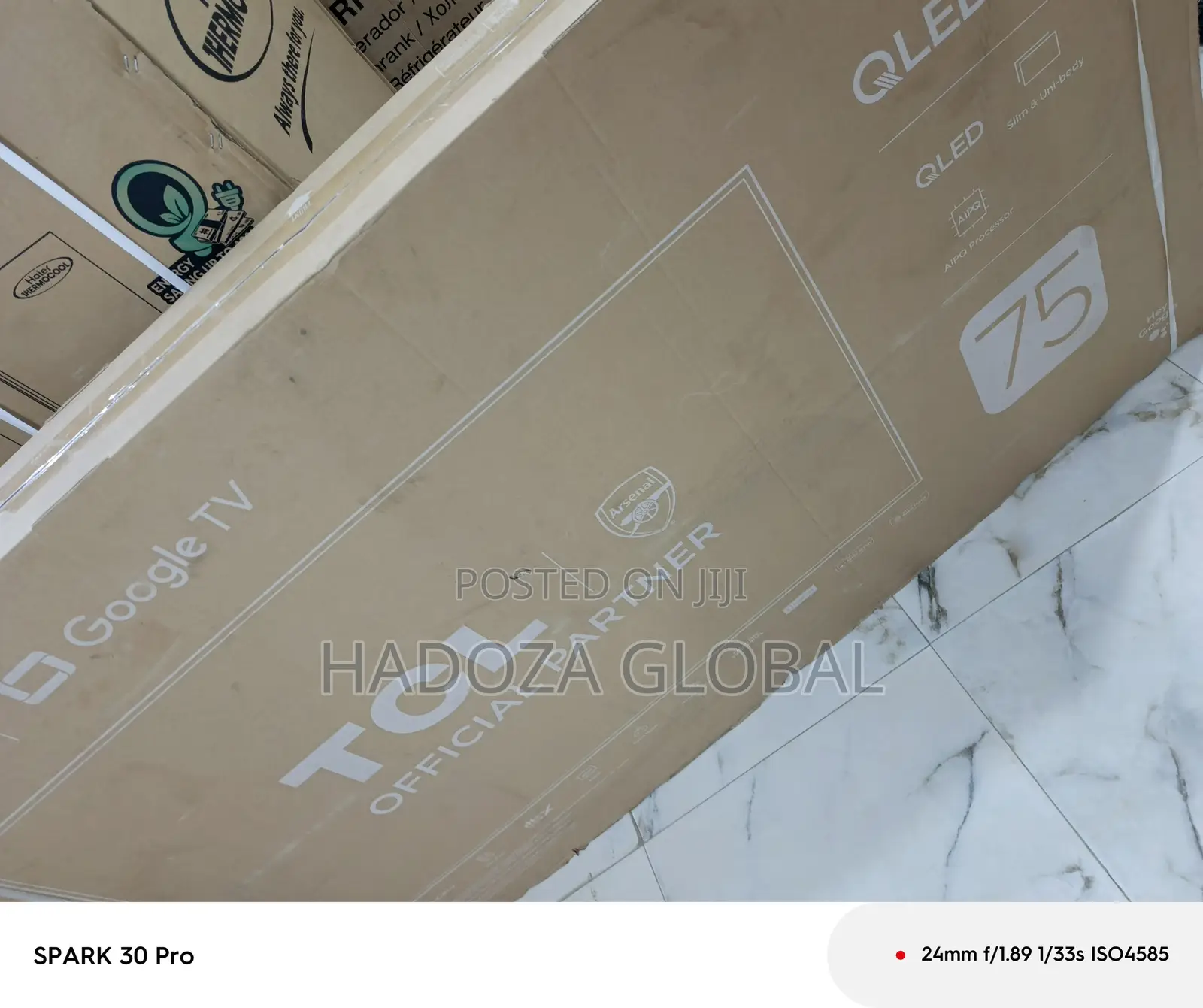 Modern Tcl 75in Smart Tv With Qled And Slim Look
