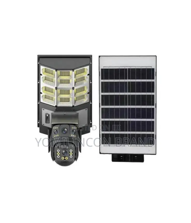 4g Solar CCTV Street Light – Dual Lens Hd Camera With 300w Led