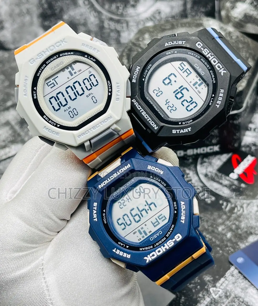G-Shock Casio Quality Luxury Dual Time Water Resistance Wristwatch