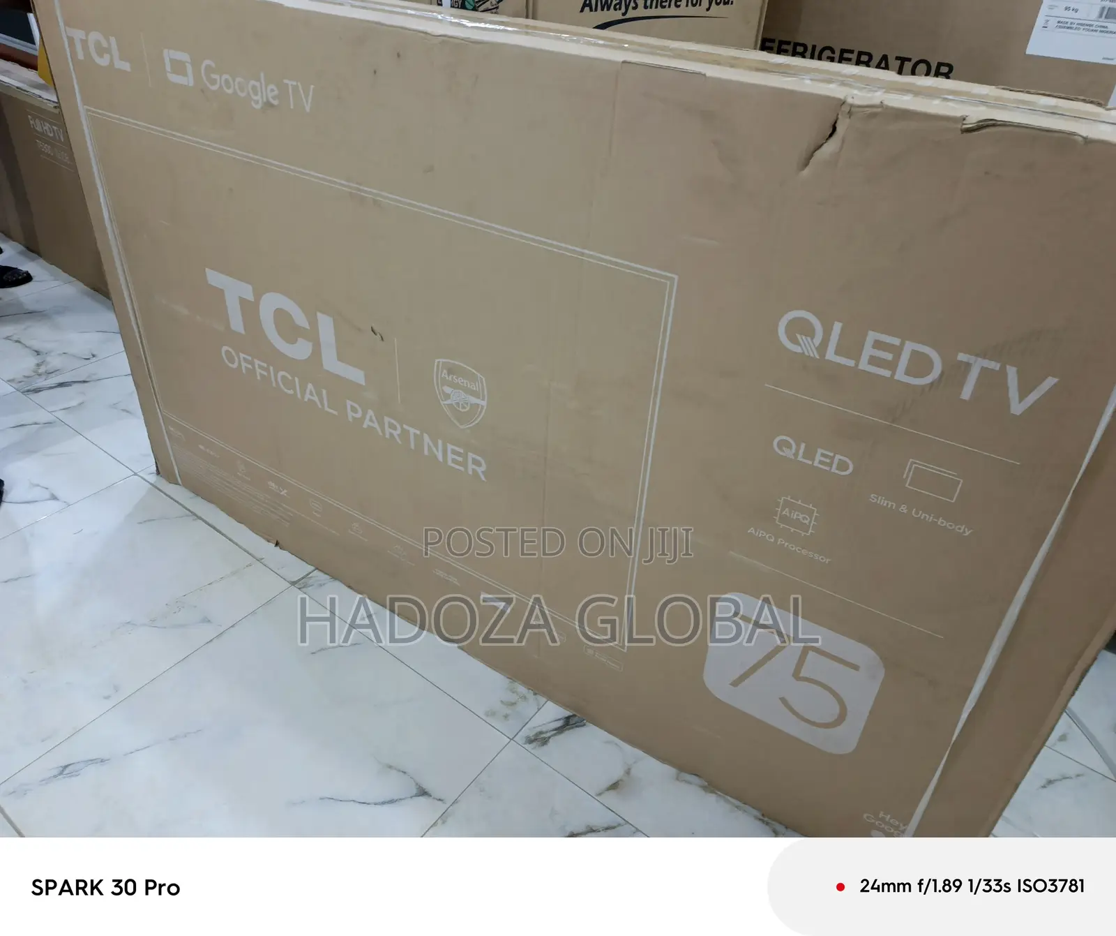 Slim Profile Tcl Qled Tv – 75 Inch With Uhd Clarity