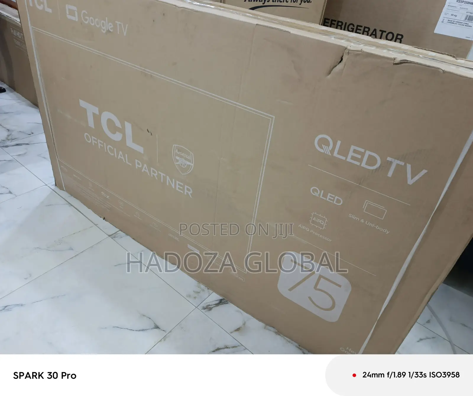 Slim Profile Tcl Qled Tv – 75 Inch With Uhd Clarity