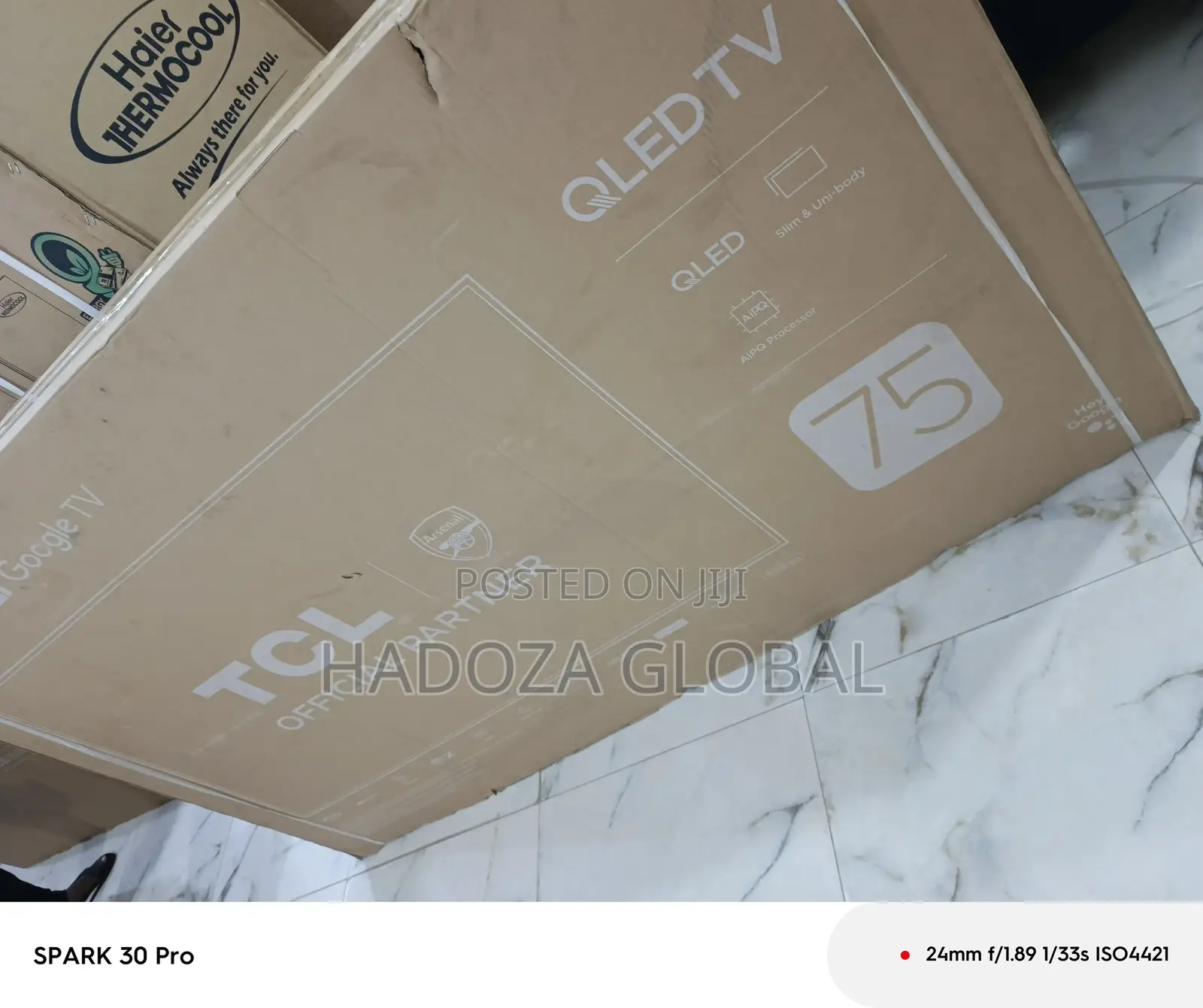 Sleek 75" Tcl Qled – Smart And Minimalistic Design