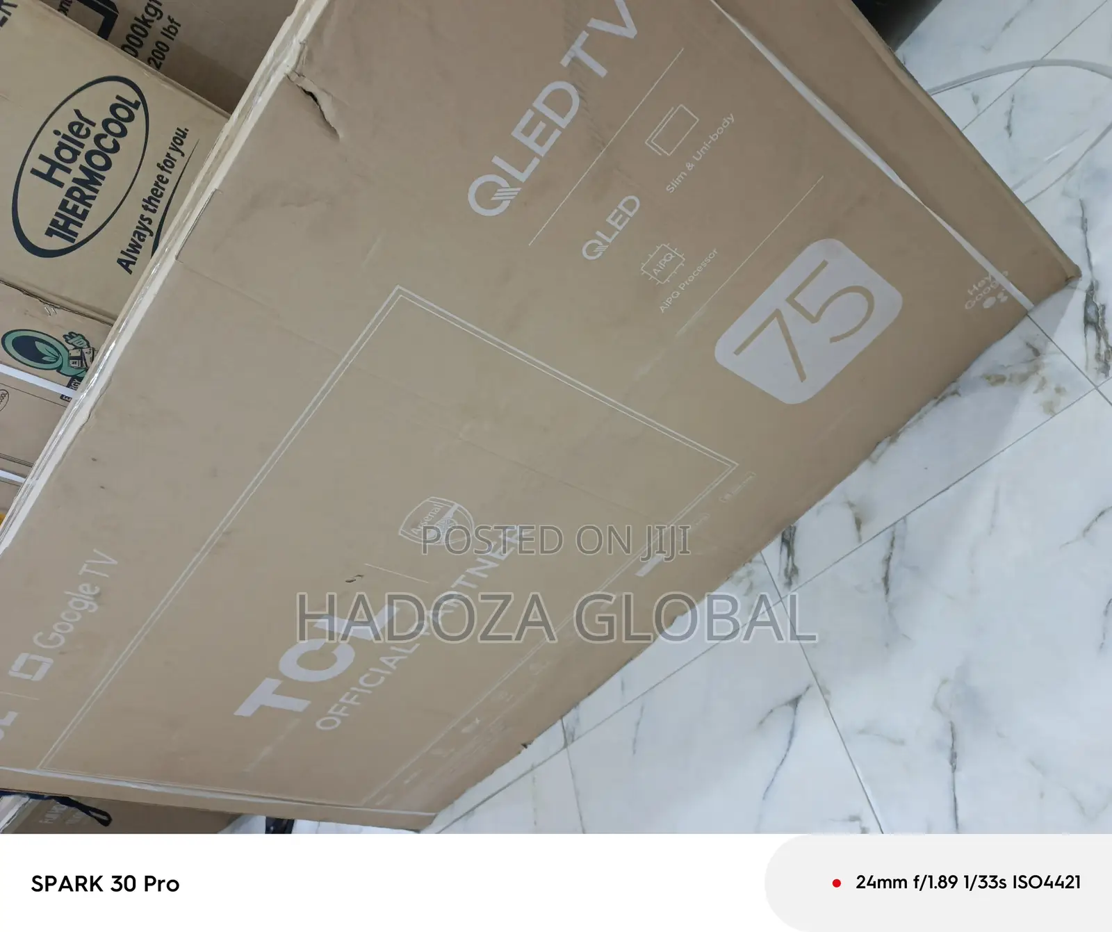 Sleek 75" Tcl Qled – Smart And Minimalistic Design