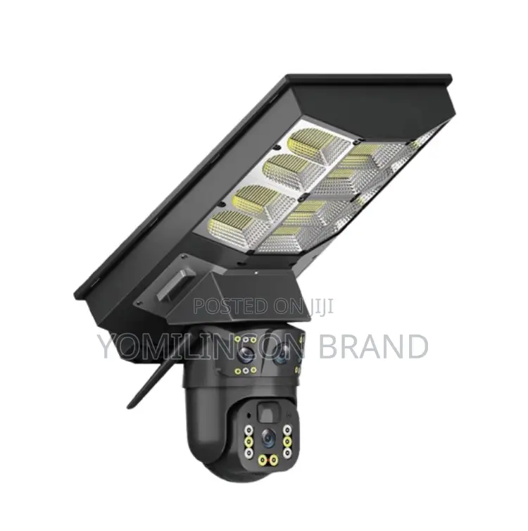 4g Solar CCTV Street Light – Dual Lens Hd Camera With 300w Led