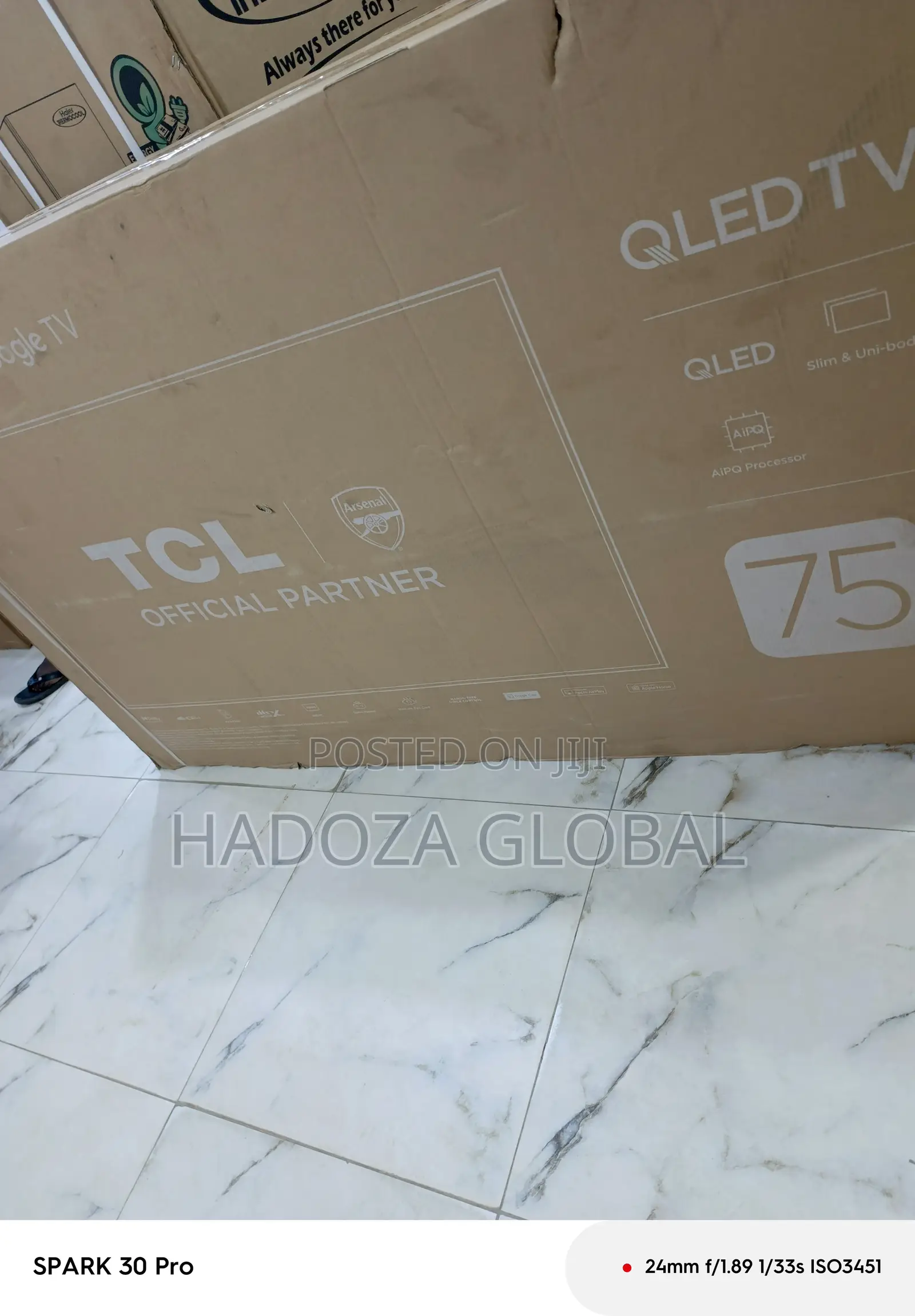 Ultra-slim Tcl 75" Qled Tv – Built-in Smart Features