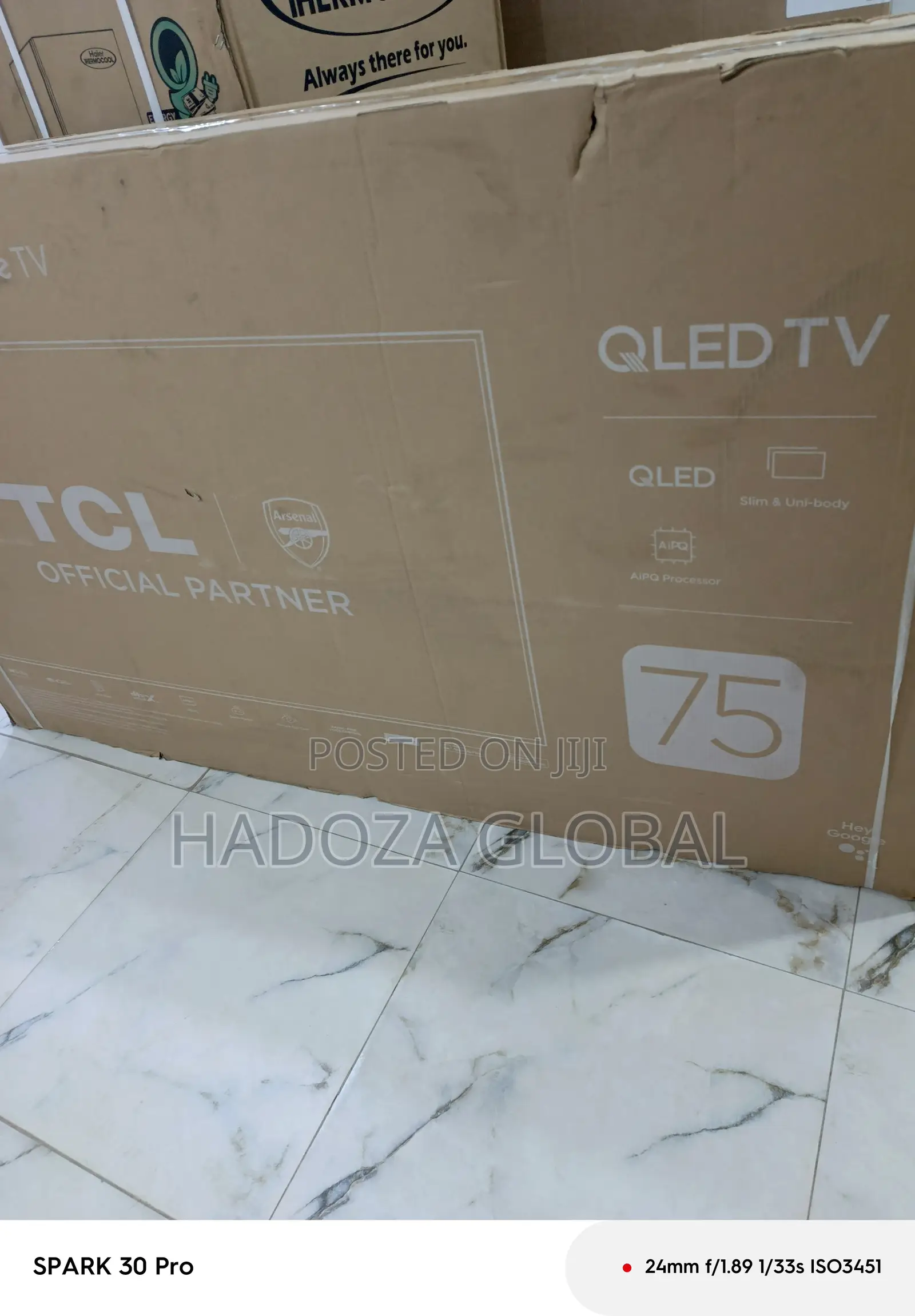 Ultra-slim Tcl 75" Qled Tv – Built-in Smart Features